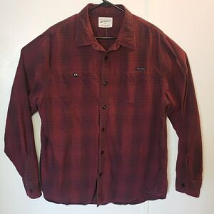 Field & Stream Original Outfitter Red Long Sleeve Button Up Flannel Size XL